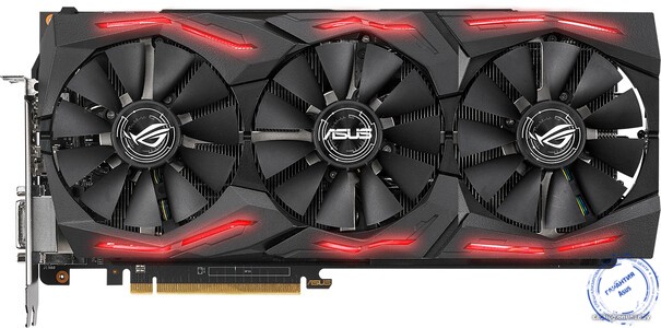 видеокарт ASUS ROG Strix Radeon RX Vega 64 OC Edition