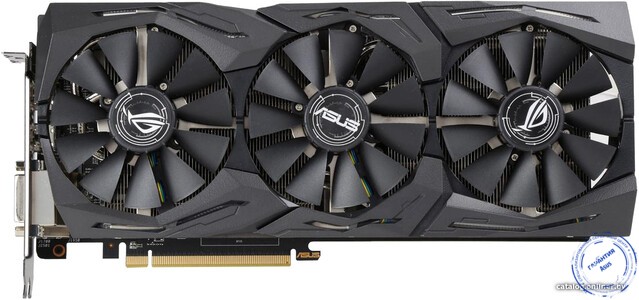 видеокарт ASUS ROG Strix Radeon RX 580 TOP edition