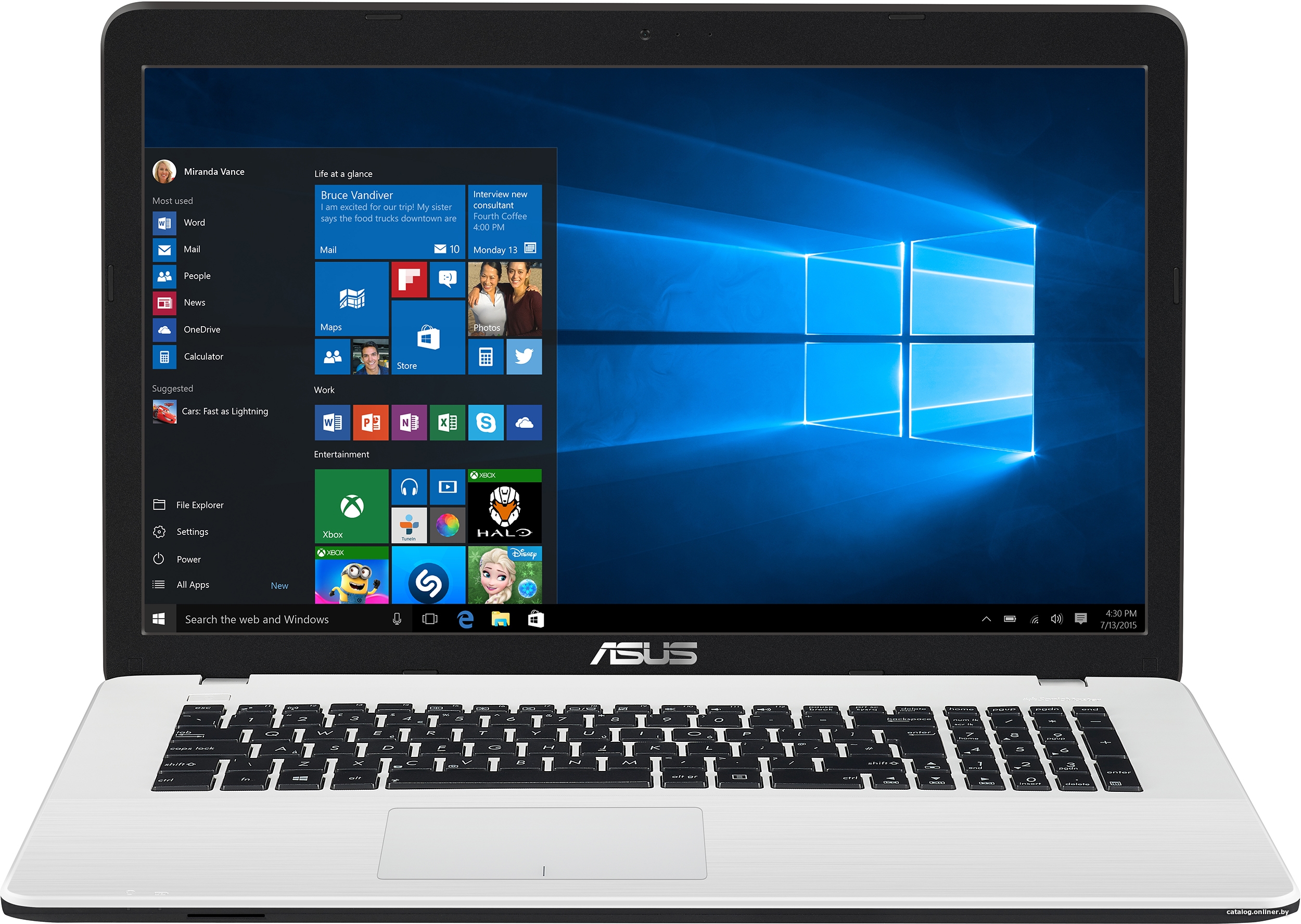 Замена жесткого диска ASUS X751NV-TY010